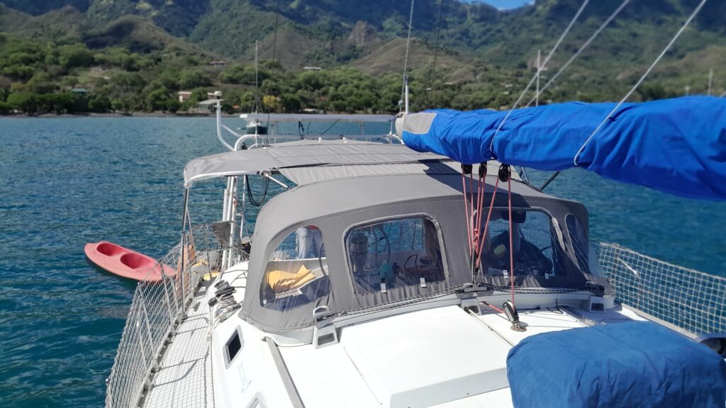 photo du bateau vu du pont